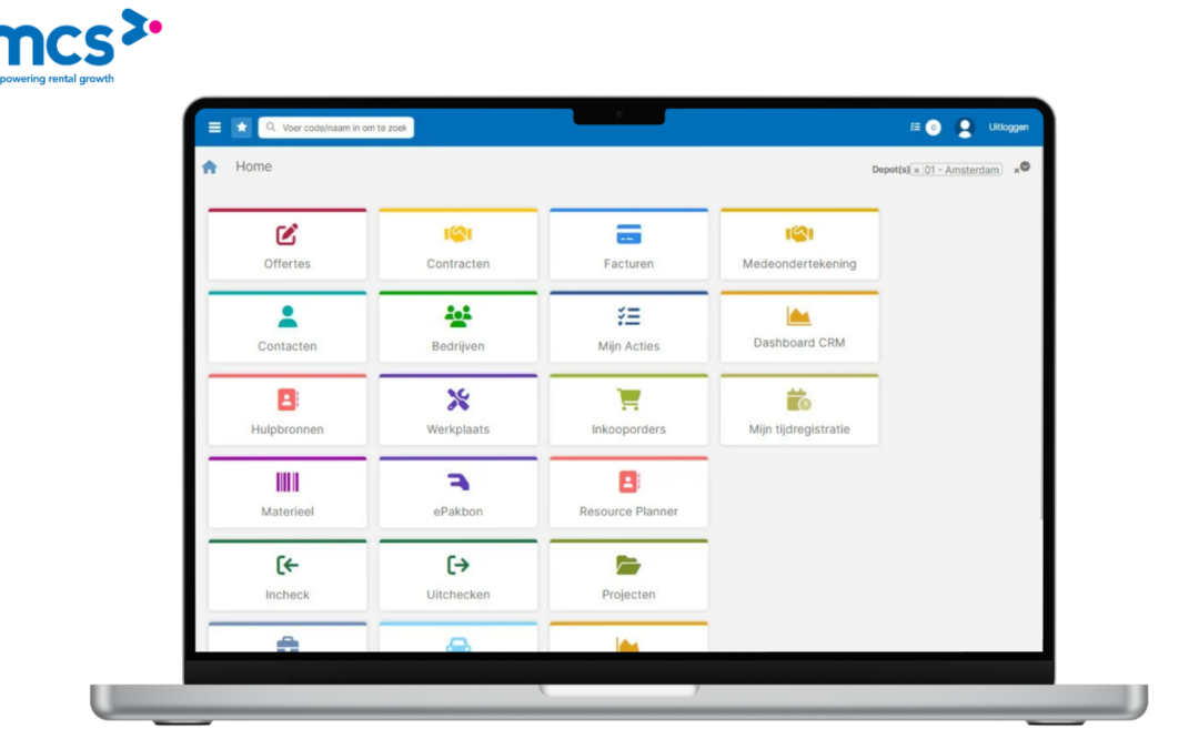 MCS Rental Software introduceert verbeterde webapplicatie voor verhuurbeheer