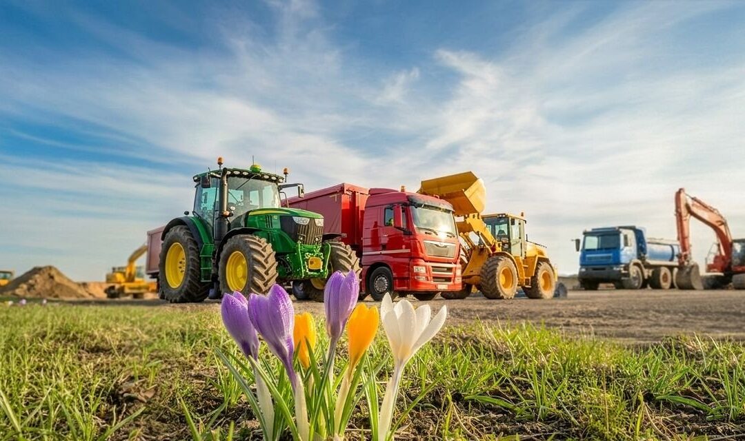 De voorjaarsveilingen zijn in volle gang nu de Europese markt voor materieel aan kracht wint