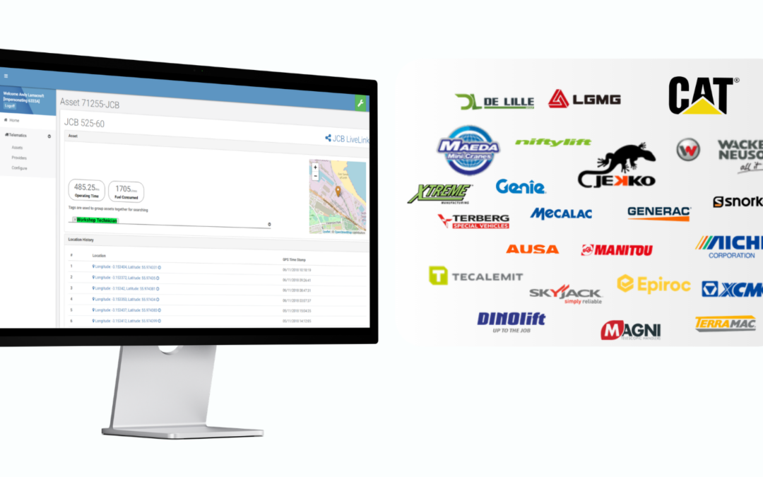 Meer inzicht in materieel met 23 nieuwe telematicakoppelingen van MCS Rental Software