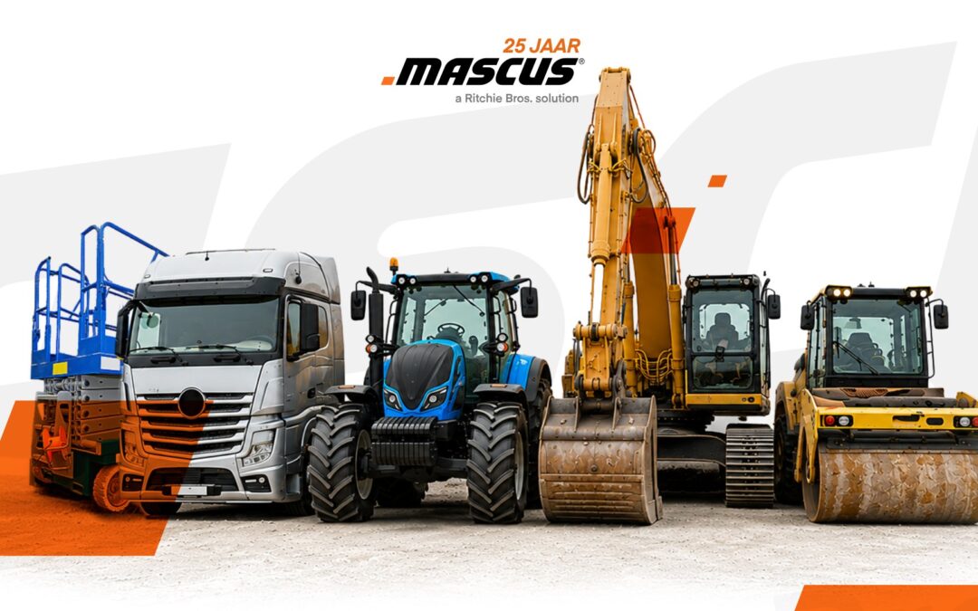 Mascus markeert 25 jaar gebruikte apparatuur online, en een decennium bij Ritchie Bros.